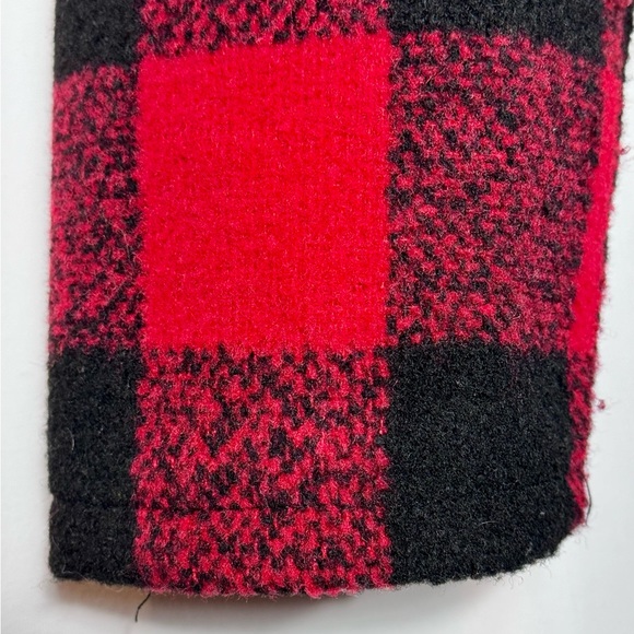 VIGOSS Buffalo Plaid Cropped Moto Jacket - Picture 4 of 7